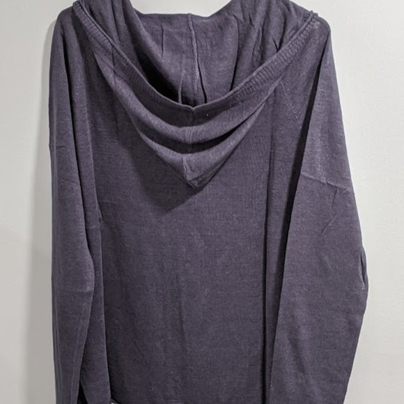 ISLAND COMPANY NAVY KNIT HOODIE/CARDIGAN - Picture 2 of 8